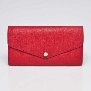 Louis Vuitton Cerise Monogram Empreinte Leather Sarah NM Wallet